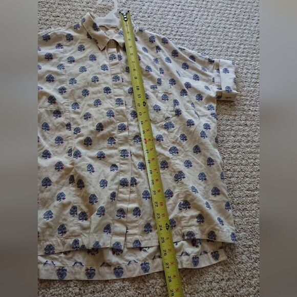 Madewell short Sleeve button down blouse size XS - Picture 12 of 13
